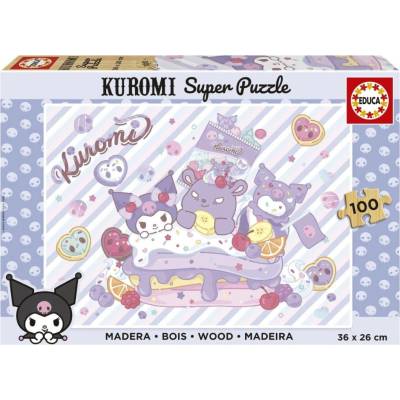 EDUCA Drevené Kuromi 100 dielov