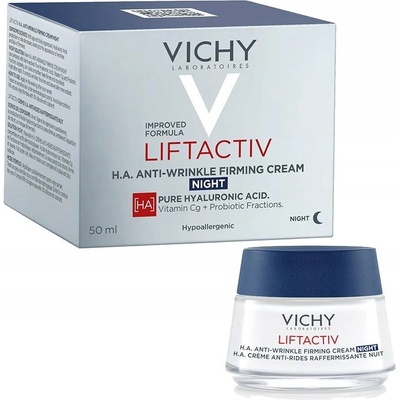 Vichy Liftactiv Supreme noční zpevňující a protivráskový krém s liftingový m efektem (Long Lasting Lifting Feel) 50 ml