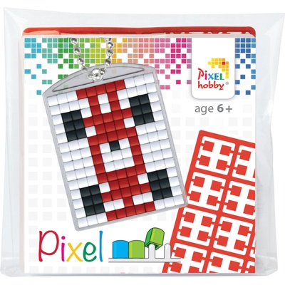 Pixelhobby Мозайка с пиксели Pixelhobby, Ключодържател - Състезателна кола (23024)