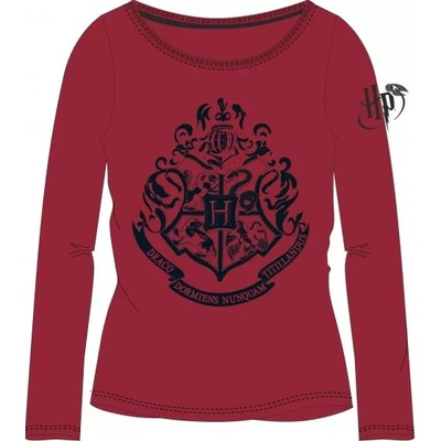 Harry Potter tričko Hogwarts červená