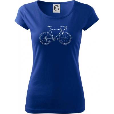 Bicykel názvy Pure dámske tričko Kráľovská modrá