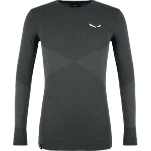 Salewa Мъжко мериносово термобельо Salewa Zebru Responsive L/S Tee Merino base layer - Onyx (015-1163-0513)