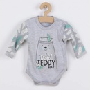 Kojenecké body s dlouhým rukávem New Baby Wild Teddy