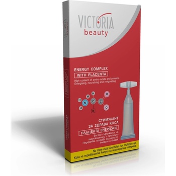 Victoria Beauty vlasový stimulátor ampule s placentou 5 x 10 ml