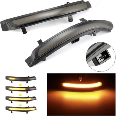 Angeleyes Dynamické LED smerovky Škoda Octavia 1Z,Superb, číre,biele