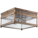 Elstead Lighting HOLBORN-F-DB - Екстериорна лампа за таван HOLBORN 2xE27/60W/230V IP44 (ED0499)