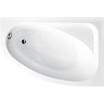 Besco Асиметрична вана Besco Cornea 140x80 см с десен монтаж (#WAC-140-NP)