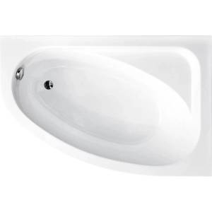 Besco Асиметрична вана Besco Cornea 140x80 см с десен монтаж (#WAC-140-NP)