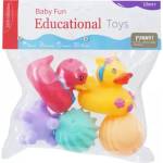 Manyuk Toys Комплект за баня с патета - 5 броя, различни видове - на унгарски език (sg-2272)