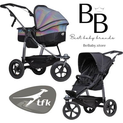 Tfk set 2v1 MONO COMBI PUSHCHAIR Vzducho-komorová kola glow in the dark 2023