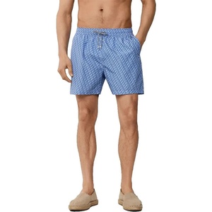 Faconnable Бански гащета Façonnable Square swimming shorts - Blue (Regal Blue)