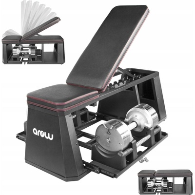 Arow Chromované nastavitelné činky 2 x 32 kg