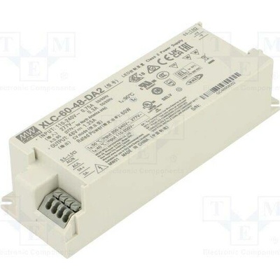 MEAN WELL XLC-60-48-DA2 Napájecí zdroj: spínaný; LED; DALI 2; 60W; 48VDC; 0÷1,25A; XLC-60