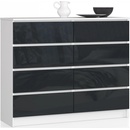 Ak furniture Kuba 120 cm 8 zásuviek