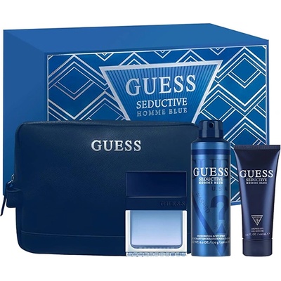 GUESS Seductive Blue подаръчен комплект с тоалетна вода 100мл и дезодорант 226мл за мъже 100 мл