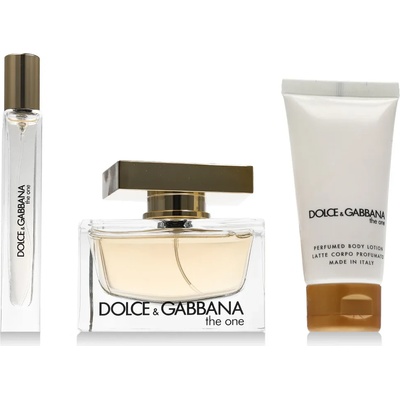 Dolce&Gabbana The One комплект за жени Eau de Parfum 75 ml + Парфюмна вода миниатюра 10 ml + Лосион