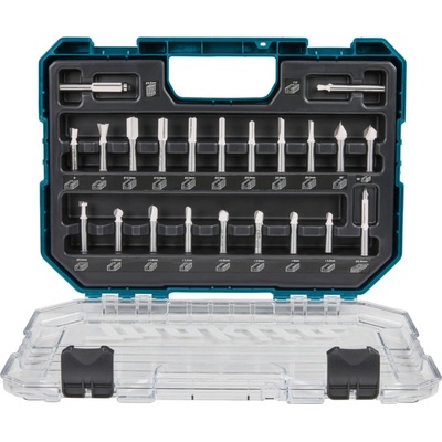 Sada 22ks stopkových fréz, stopka 8mm, Makita D-74784 – Zboží Dáma