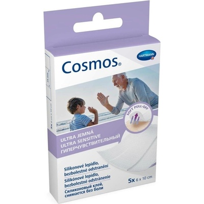 Cosmos Soft Silicone ultra jemná náplast 6 x 10 cm 5 ks