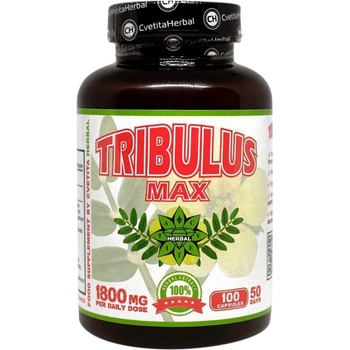 Image 1 of Cvetita Herbal Tribulus Max 1800 mg [100 капсули]