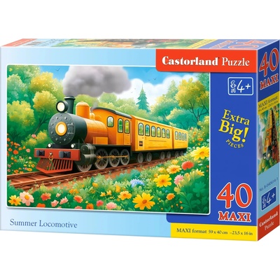 Castorland Пъзел Castorland от 40 XXL части - Летен локомотив (B-040414)