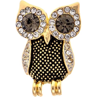 Biju Brož sova černá 9002056