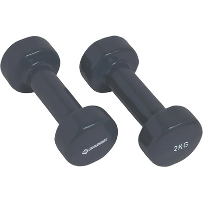 Schildkröt Дъмбел Schildkröt Fitness Vinyl Hantel Set - Grey - размер 2 x 2 kg (580-1375-0211)