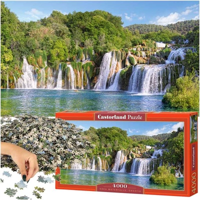 Castorland Vodopády Národní park Krka 4000 dílků