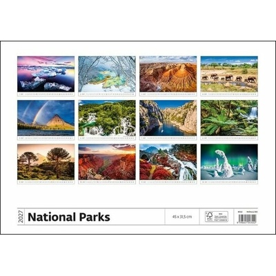 National Parks nástěnný 2027