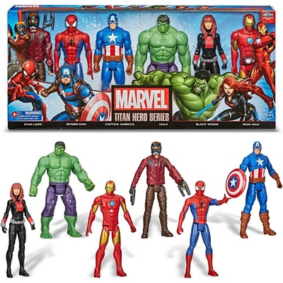 Hasbro Marvel sada figurek 7 figurek Titan Hero Series 30 cm