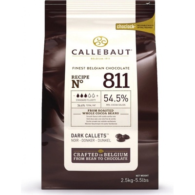 Callebaut No.811 54,5% hořká 2,5 kg