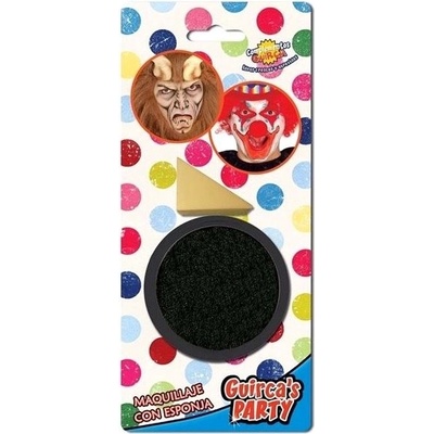 Čierny Make-Up s hubkou Halloween 9 g 8434077156285