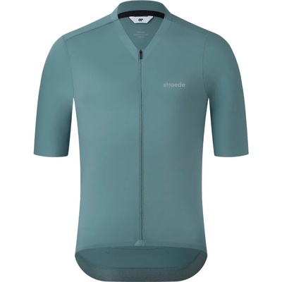 straede Фланелка с къс ръкав за колоездене straede Aerlig Jersey Cycling jersey - Cyan - размер XXL (056-4256-0316)