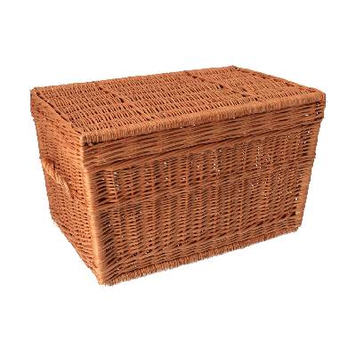 ČistéDřevo Proutěná truhla přírodní