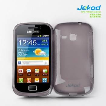 Pouzdro Jekod TPU Ochranné Samsung S6500 Galaxy mini II černé