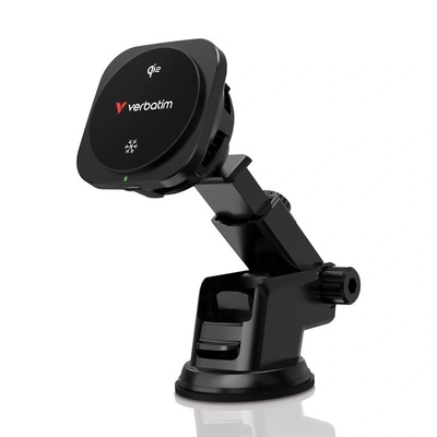 Verbatim Charge 'n' Drive Qi2 Смартфон Черен USB Безжично зареждане Бързо зареждане Автоматичен (31861)