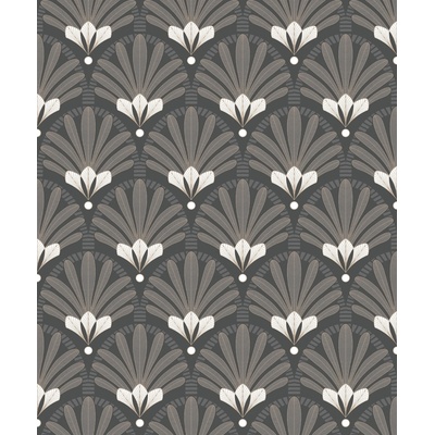 Ugepa M53309 Černá vliesová tapeta na zeď Art deco Elegance rozměry 0,53 x 10,05 m