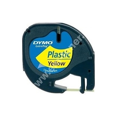páska DYMO 59423 LetraTag Yellow Plastic Tape (12mm)