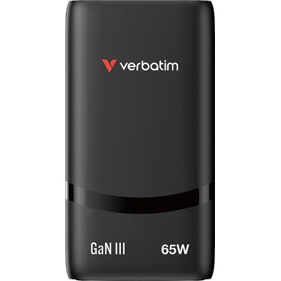Verbatim Fold 'n' Go GaN Charger 65W EU plug Black (32354)