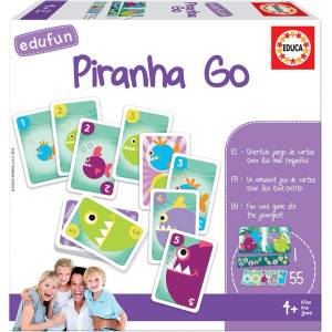 Educa Детски пъзел Educa от 56 части - Пирани, игра с карти (EDU18128) - ozone