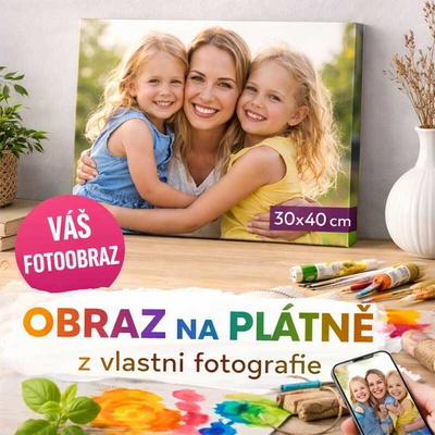 Fotoobraz 30 × 40 cm – obraz na plátně z vlastní fotografie
