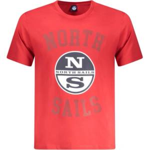North sails Мъжка тениска с къс ръкав north sails, Размер s, Цвят Червено (996021000_ro0230)