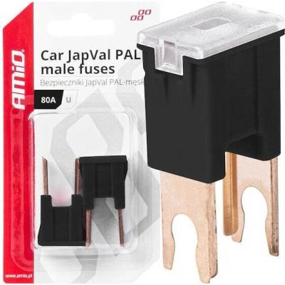 Pojistka JAPVAL PAL samec U 80A AMIO-03410