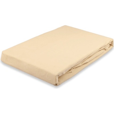 Vesna Luxusní prostěradlo jersey s elastanem latté 180x200x35