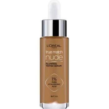 L'Oréal True Match Nude Plumping Tinted Serum тониращ серум с 1% хиалуронова киселина 30 ml нюанс 6-7 Tan