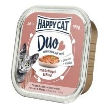 Happy Cat Duo Menu Geflügel & Rind 100 g