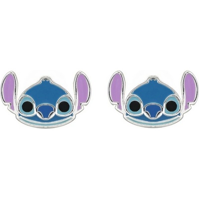 Disney Slušivé strieborné náušnice Stitch Lilo & Stitch ES00097SRHL.CS
