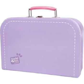 Studio Pets Куфарче за плюшени играчки Studio Pets - С паспорт, 23 cm, лилаво (6398)