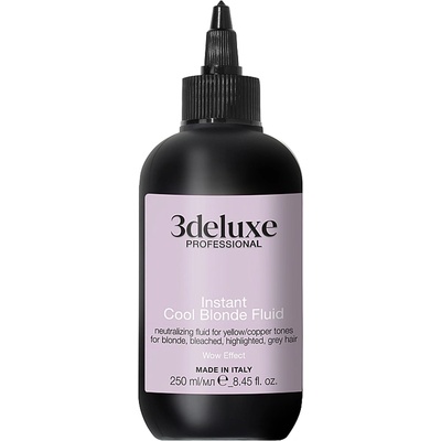 3DeLuxe Неутрализиращ флуид за руса коса 3Deluxe Insta Cool Blonde 250 ml (P01F007250DELUXE)