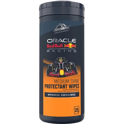 Armor All Oracle Red Bull Racing Medium Shine Protectant Wipes 25 ks