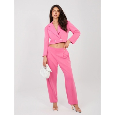 RUE PARIS tmavě růžové tepláky fuchsiová One size RUE PARIS 59066941197